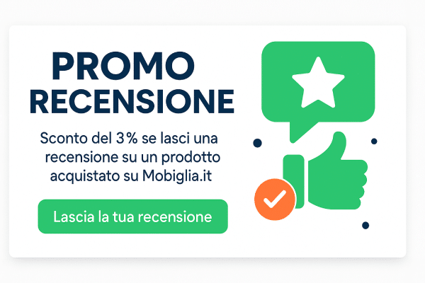 Promozione Recensione Promozione Recensione sconto del 3%